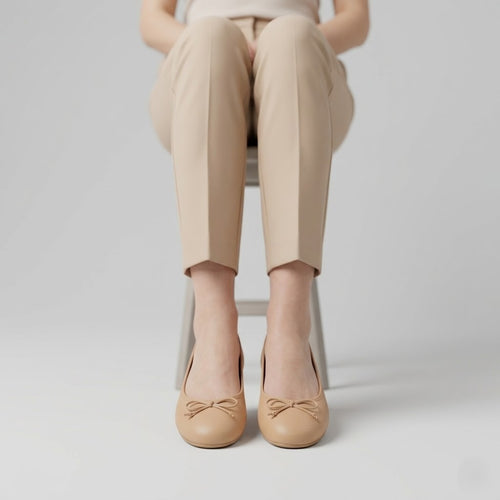 Beige Ballerinas