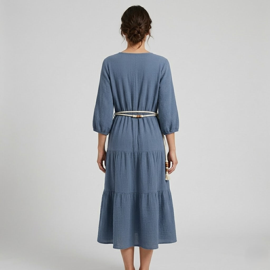 Blaues Sommerkleid