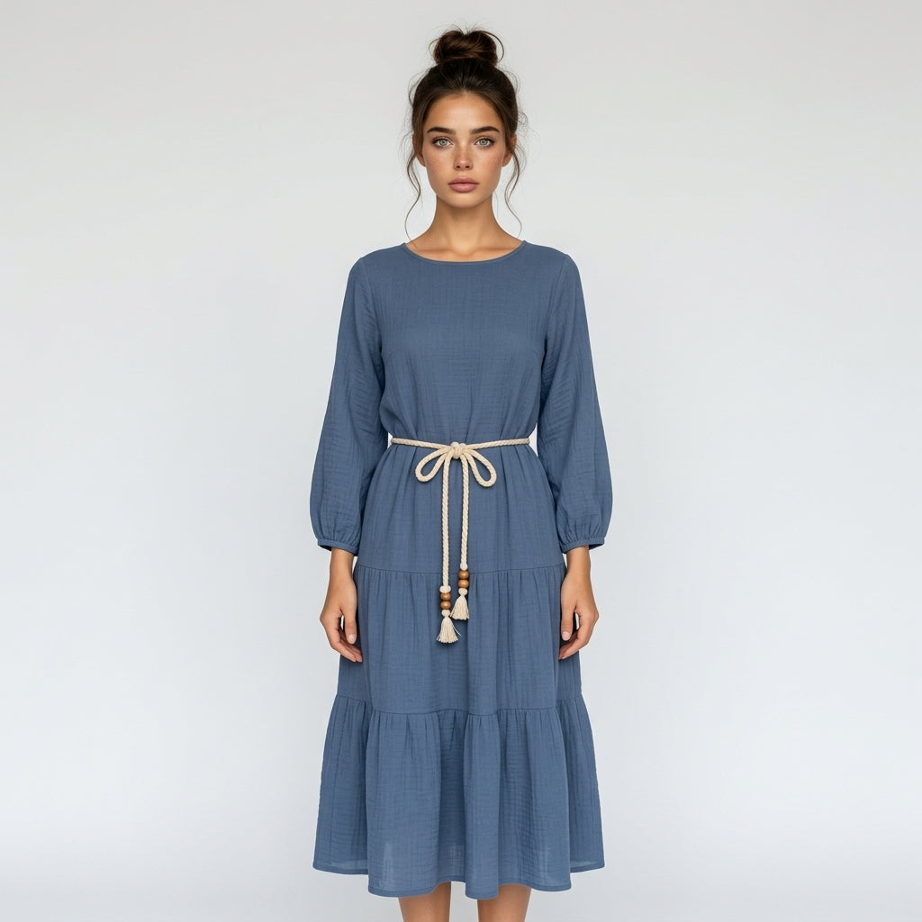 Blaues Sommerkleid
