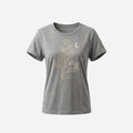 Graues Grafik-T-Shirt