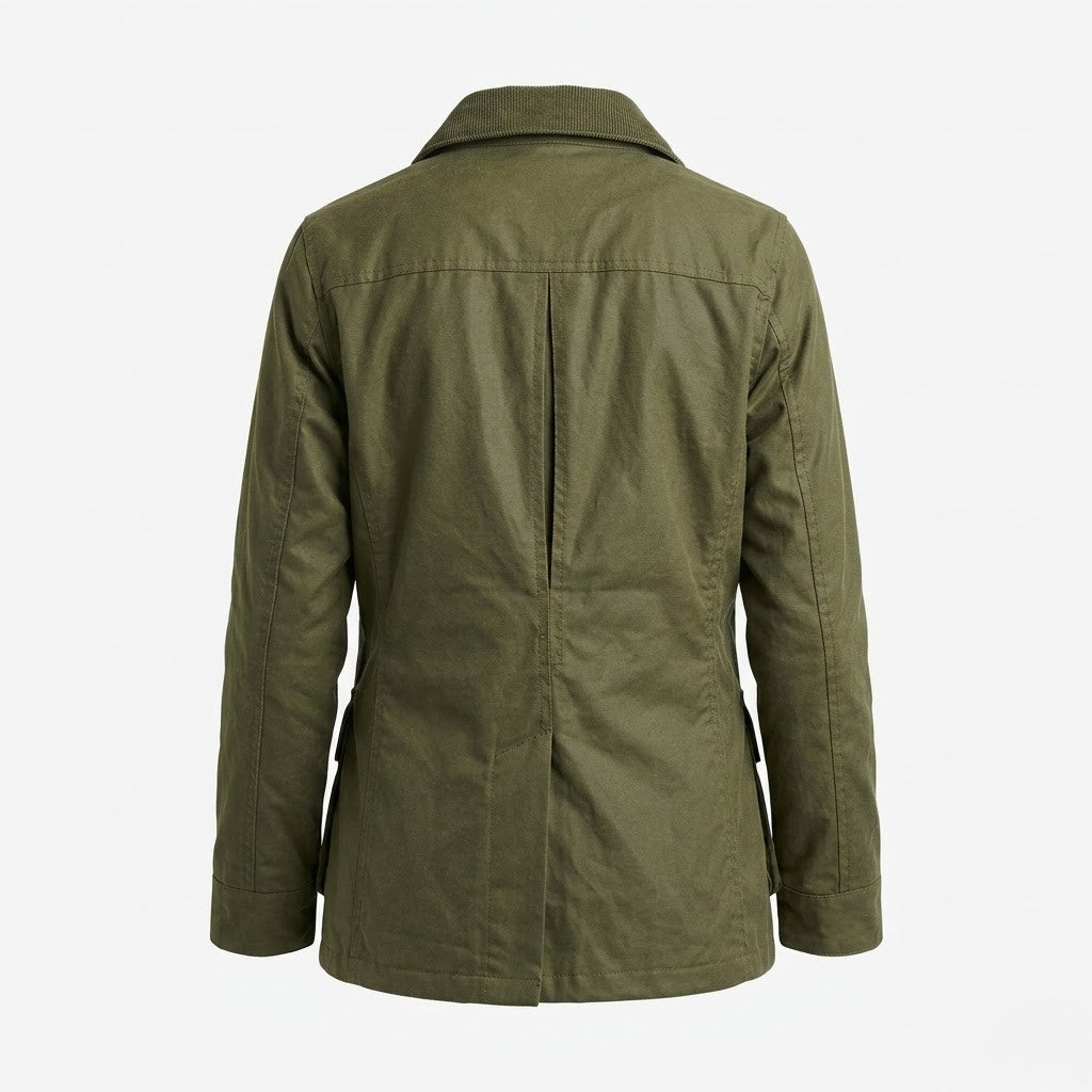 Grüne Utility-Jacke