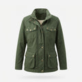 Grüne Utility-Jacke
