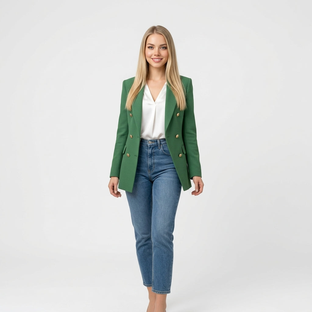 Grüner Blazer