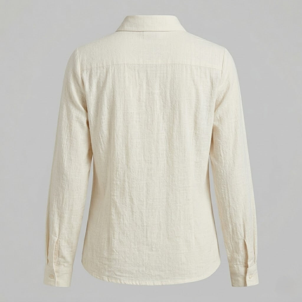 Weiße bestickte Bluse